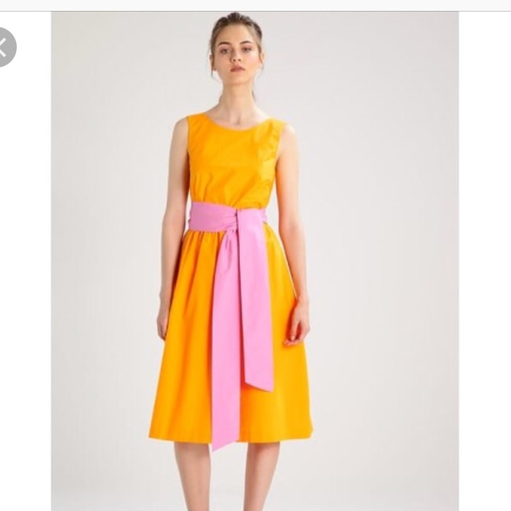 J Crew orange Dress